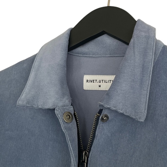 NWOT RIVET UTILITY - BigWig corduroy jumpsuit in blue - Picture 8 of 9